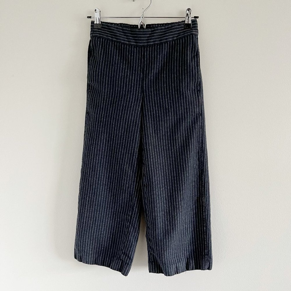 Madewell Bryant Wide Leg Pull On High Waisted Crop Pants XS